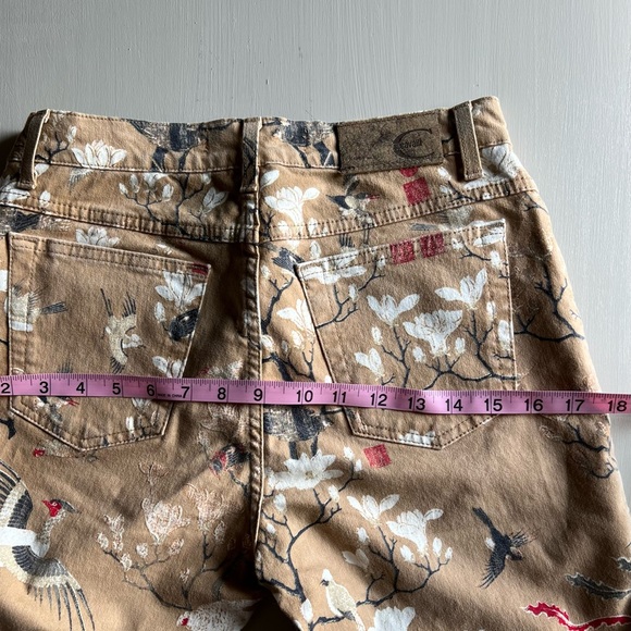 Just Cavalli Vintage Japanese Crane Print Jeans - Picture 9 of 17